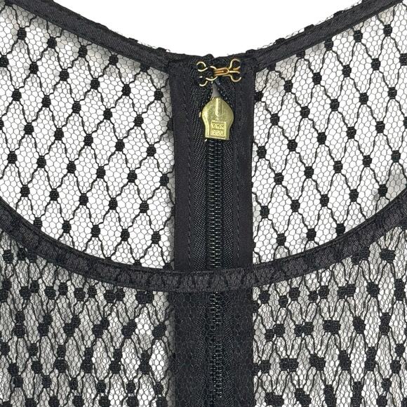 Draper James for Net-a-Porter Kara Dress 14 Gold Black Pleated Cocktail (NWT!) - Picture 8 of 15